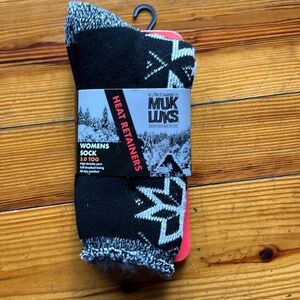 MUK LUKS Women's Heat Retainers Socks Insulated 3.0 TOG socks NEW